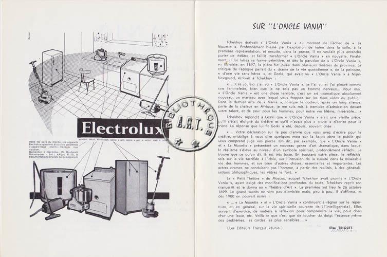 Les programmes de Théatre de l\